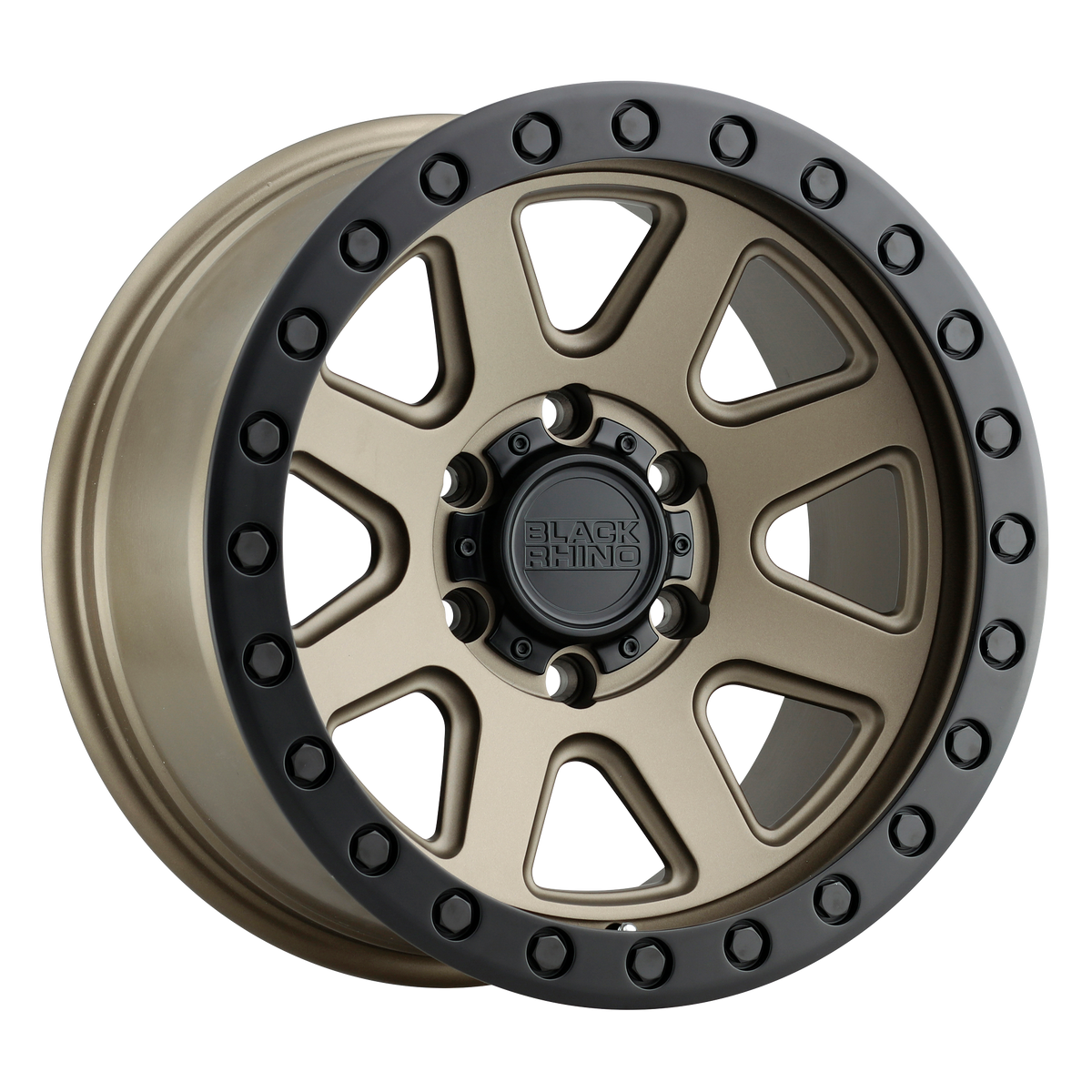 20x9 Black Rhino BAKER MATTE BRONZE W/ BLACK RING Wheel 6x135 (12mm)