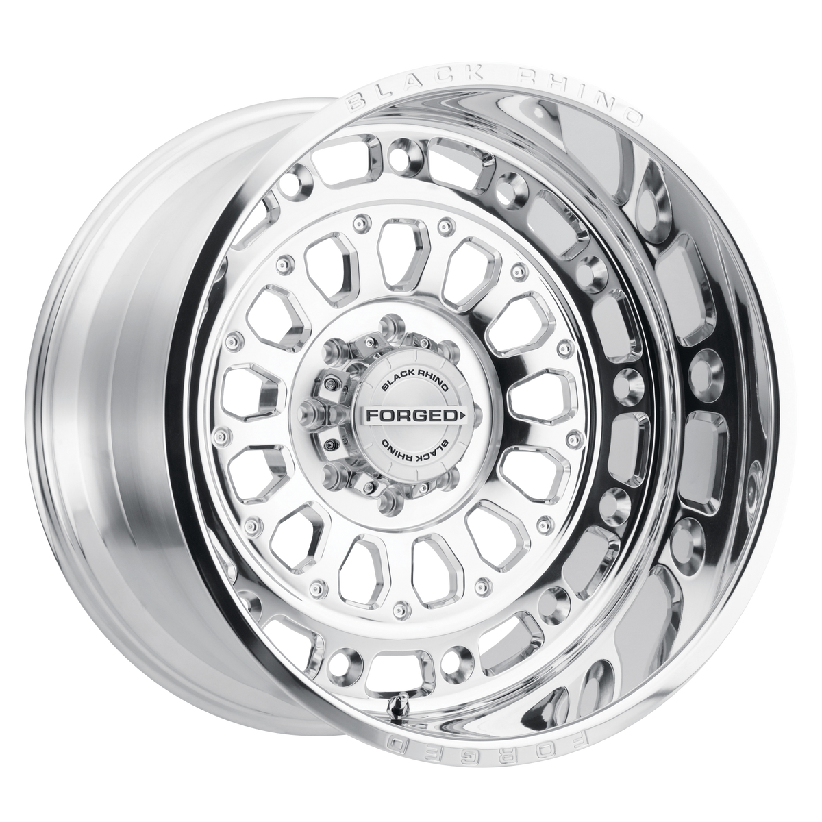 22x14 Black Rhino CENTURION POLISHED Wheel 8x170 (-76mm)