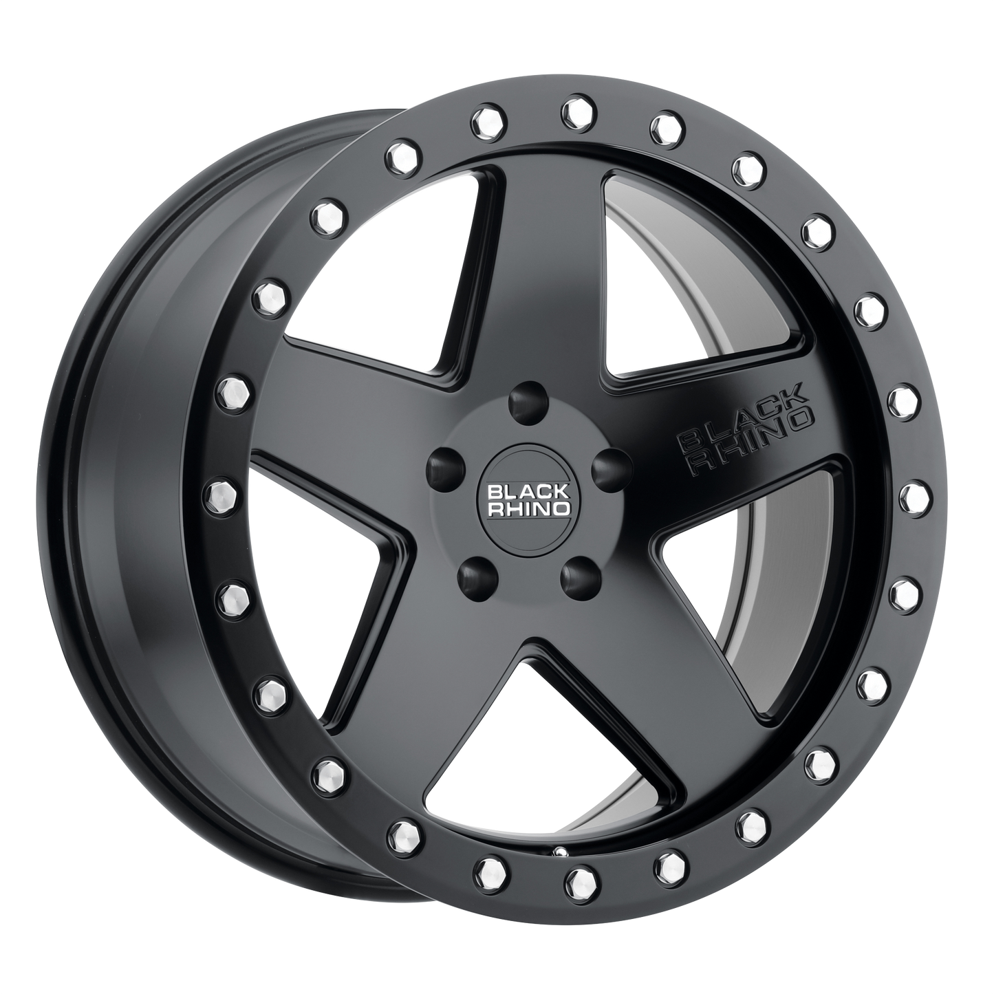 18x9.5 Black Rhino CRAWLER MATTE BLACK Wheel 6x5.5 (12mm)