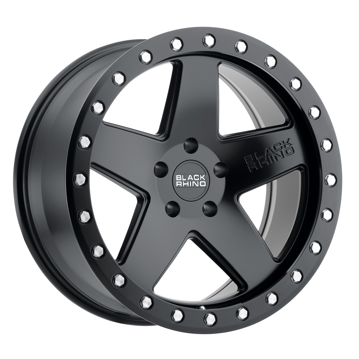 18x9.5 Black Rhino CRAWLER MATTE BLACK Wheel 5x5 (-18mm)