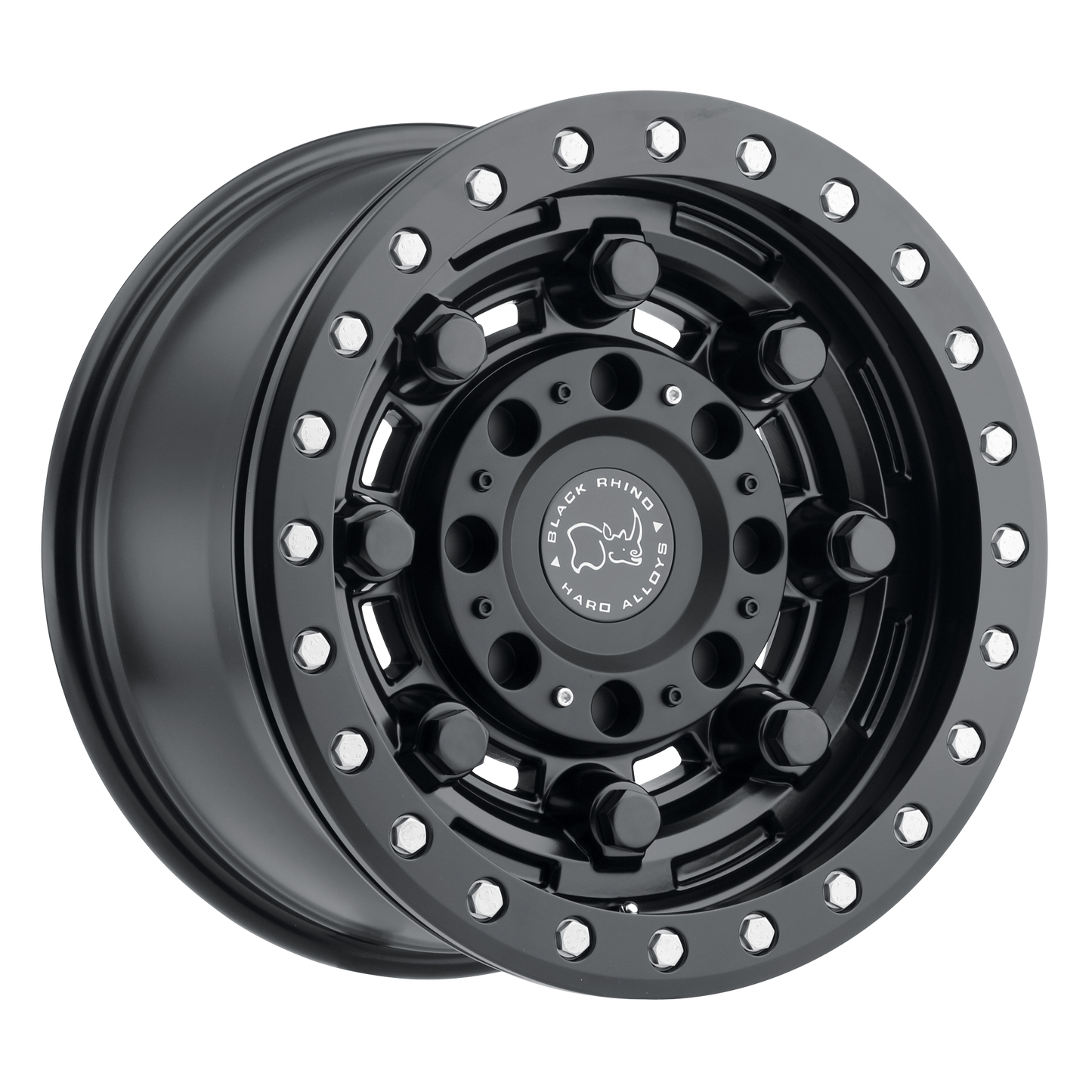 17x8.5 Black Rhino GARRISON MATTE BLACK Wheel 5x4.5 (-32mm)