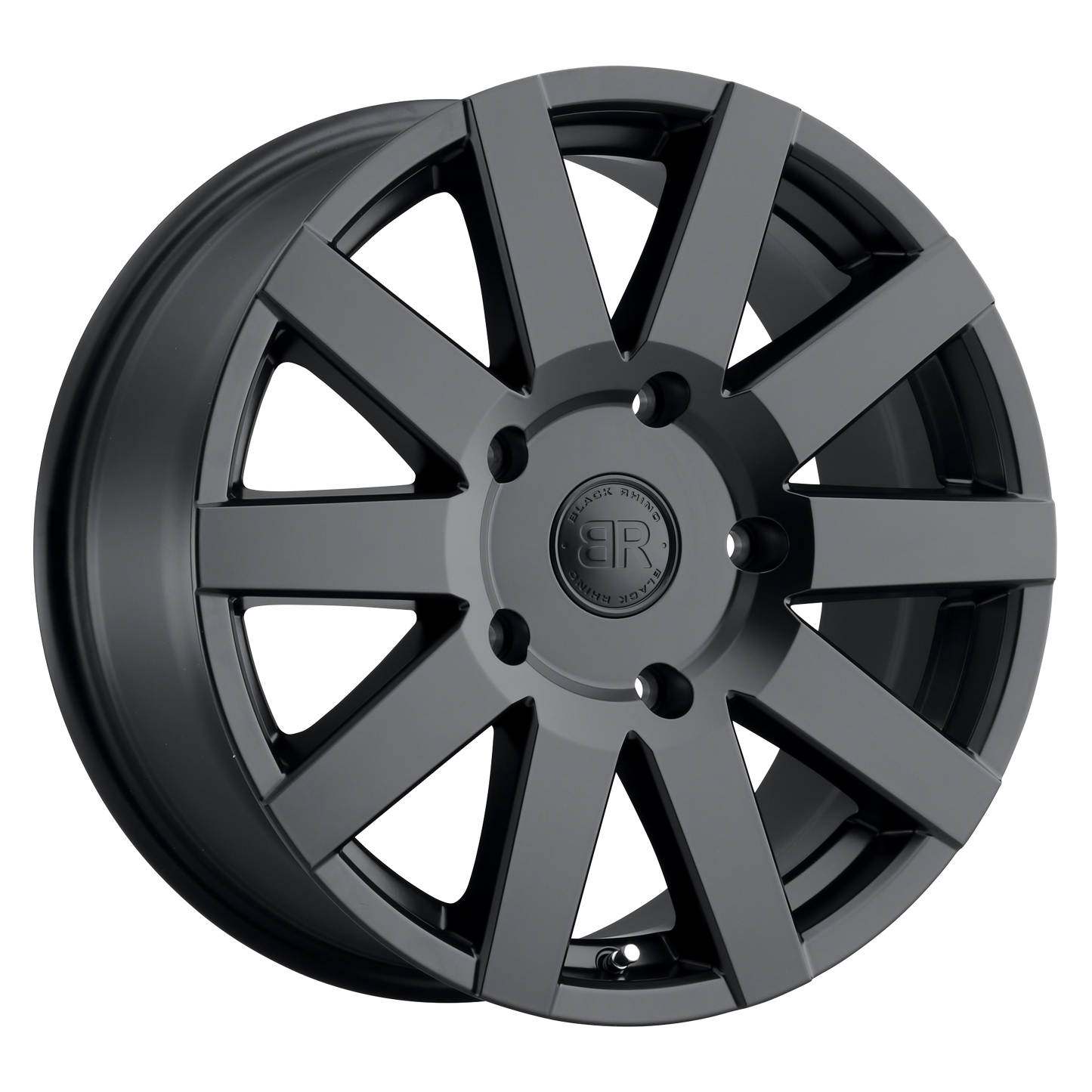 18x8 Black Rhino JOURNEY MATTE BLACK Wheel 6x5.5 (48mm)