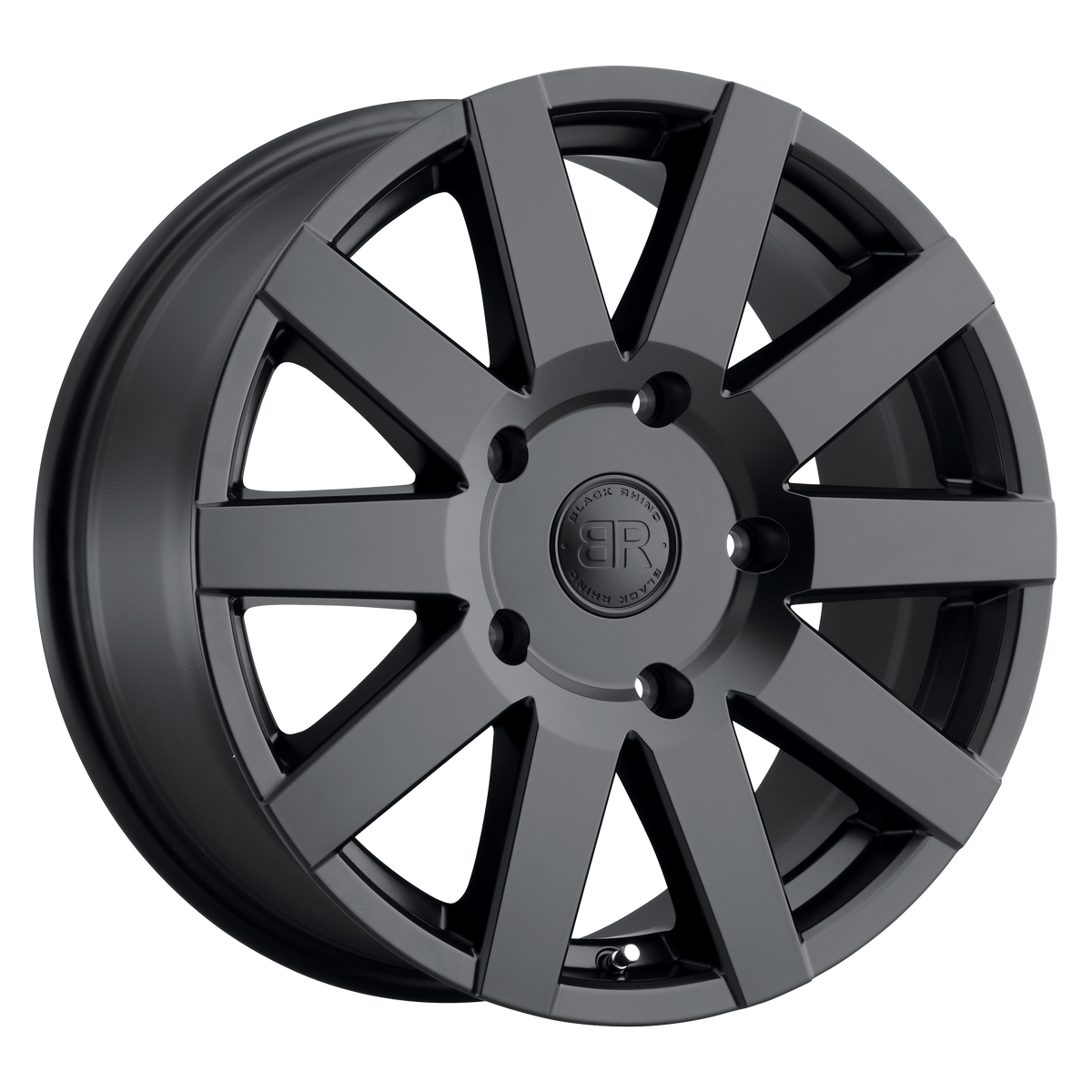 17x7.5 Black Rhino JOURNEY MATTE BLACK Wheel 6x130 (45mm)