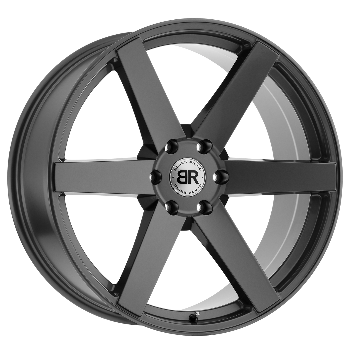 24x10 Black Rhino KAROO GLOSS GUNMETAL Wheel 6x5.5 (20mm)