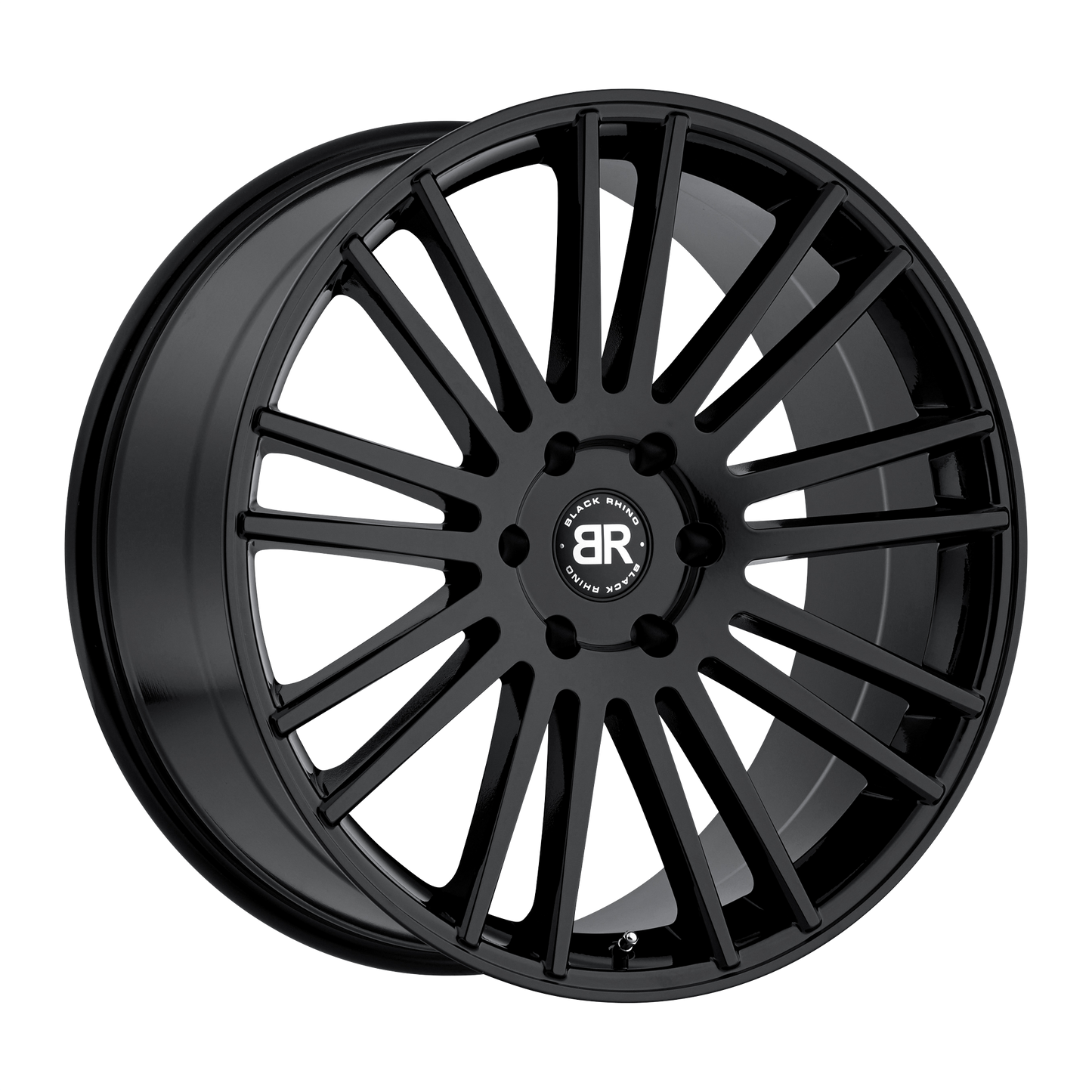 22x9.5 Black Rhino KRUGER GLOSS BLACK Wheel 6x5.5 (10mm)