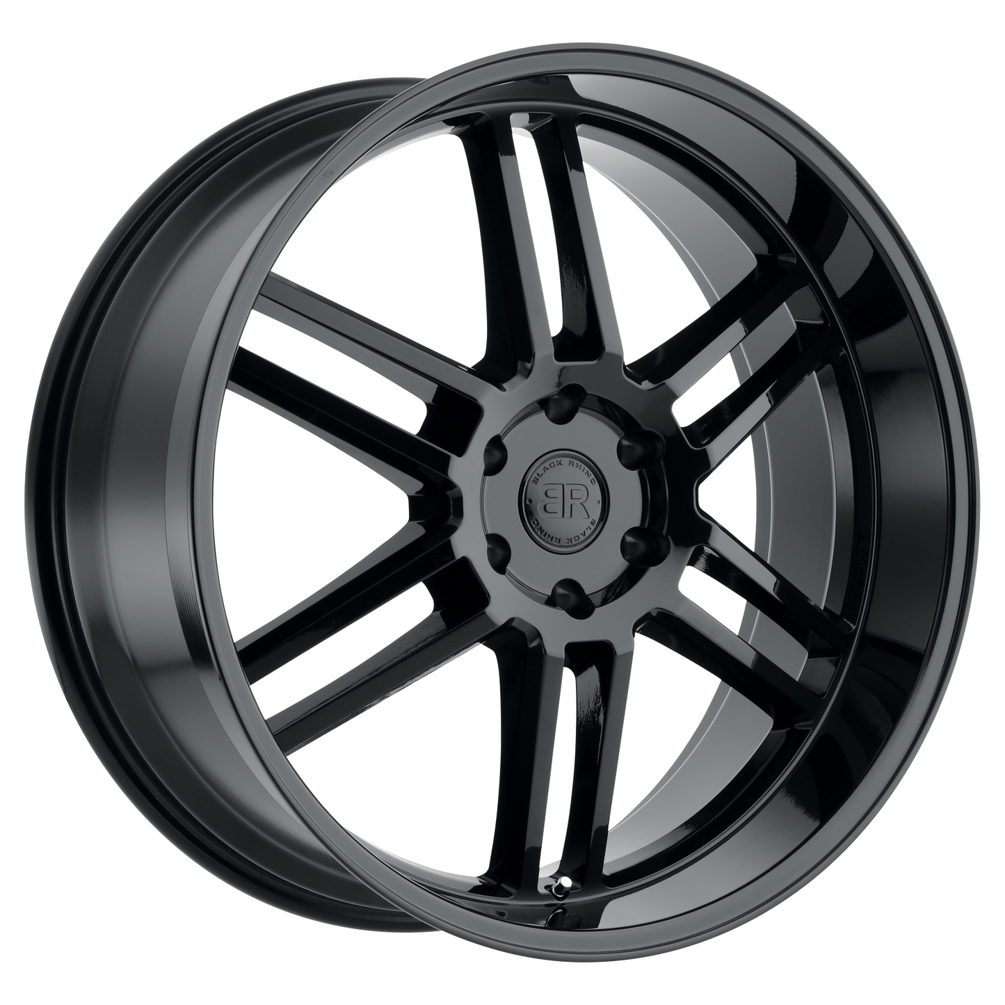 22x10 Black Rhino KATAVI GLOSS BLACK Wheel 6x135 (30mm)