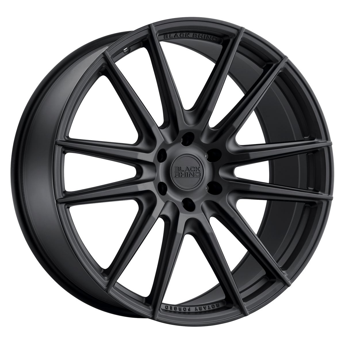 22x10 Black Rhino MADAGASCAR MATTE BLACK Wheel 5x5 (35mm)