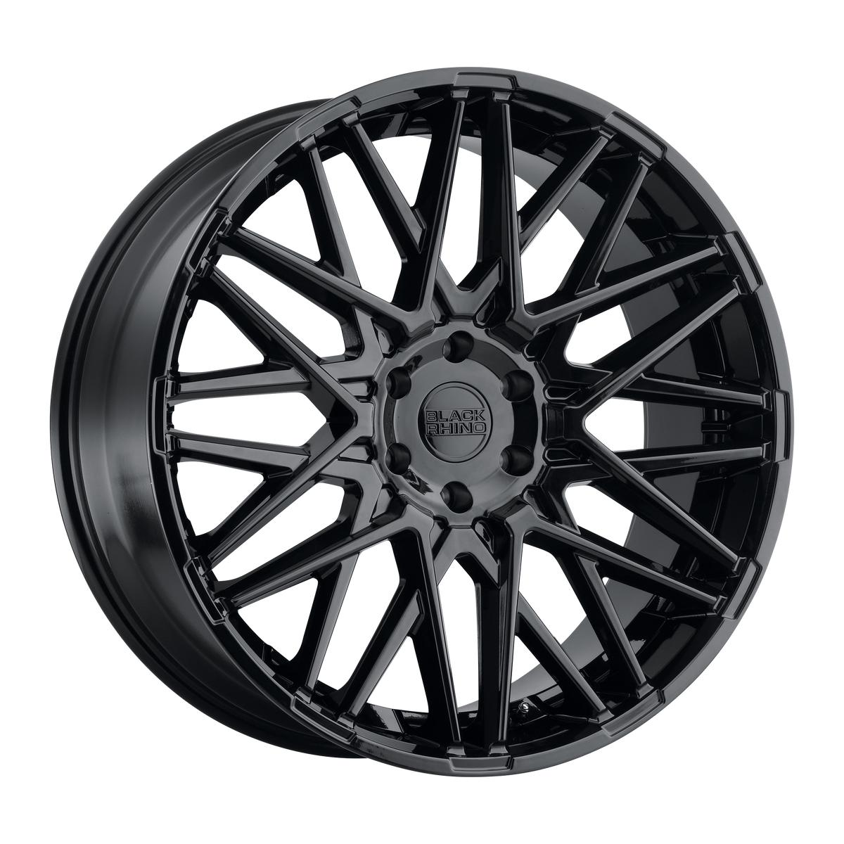 18x8.5 Black Rhino MOROCCO GLOSS BLACK Wheel 5x120 (35mm)