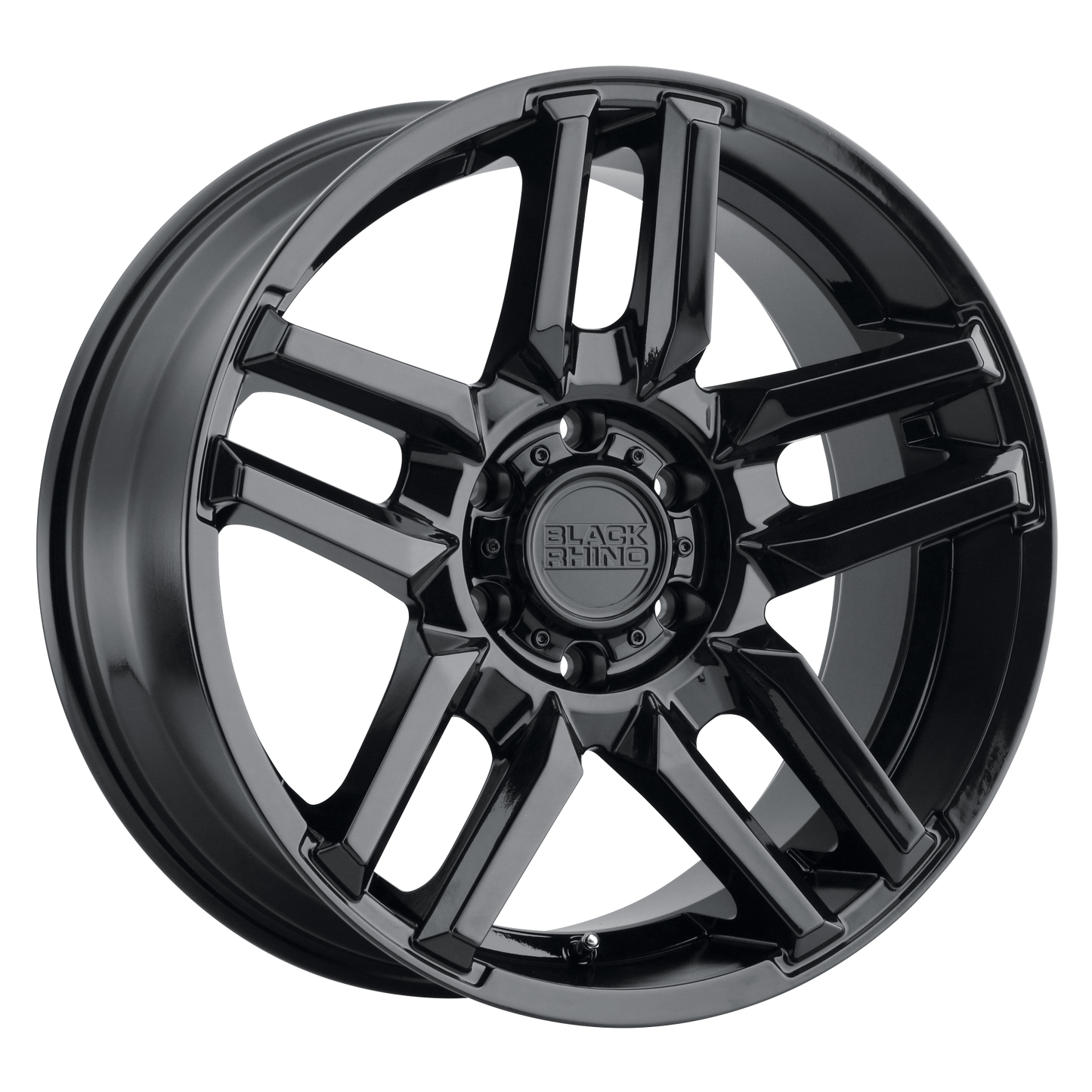 17x8.5 Black Rhino MESA GLOSS BLACK Wheel 6x5.5 (0mm)