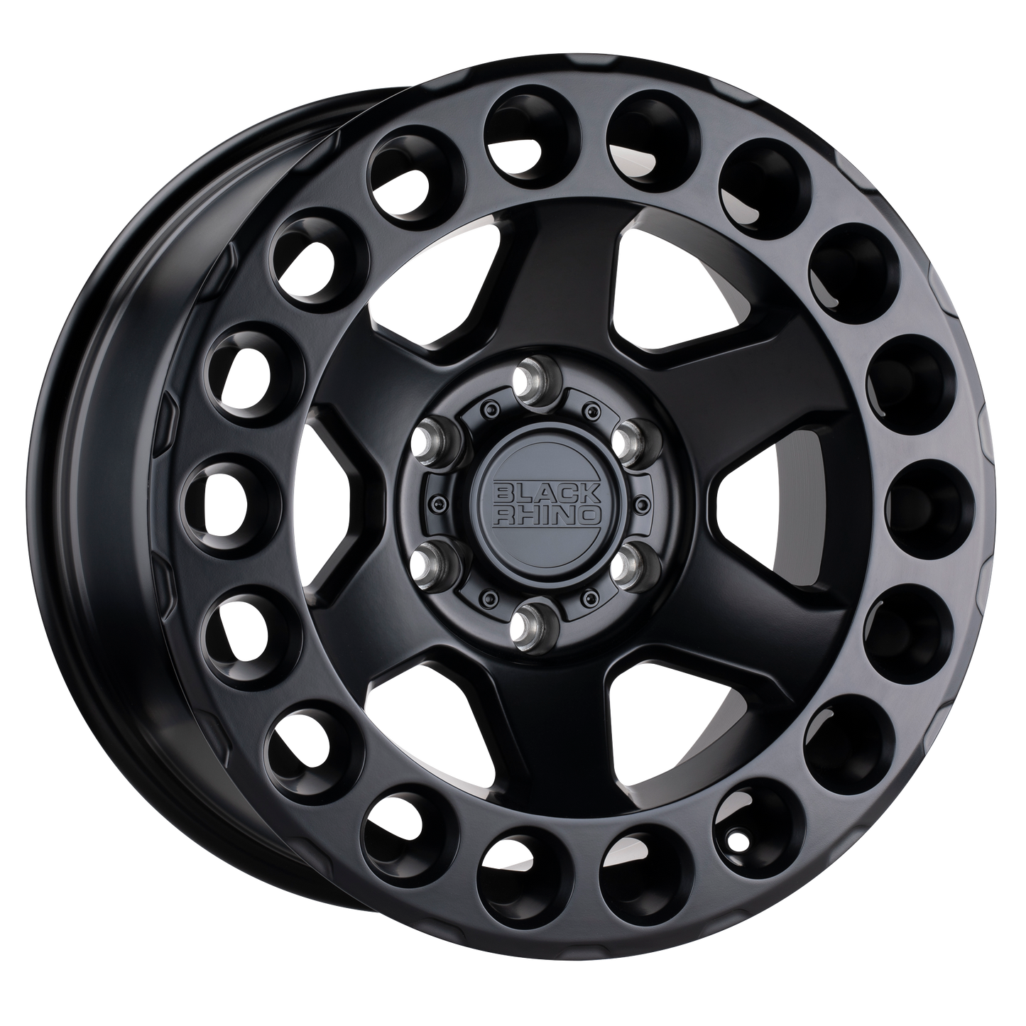 20x9.5 Black Rhino ODESSA MATTE BLACK Wheel 5x5 (2mm)