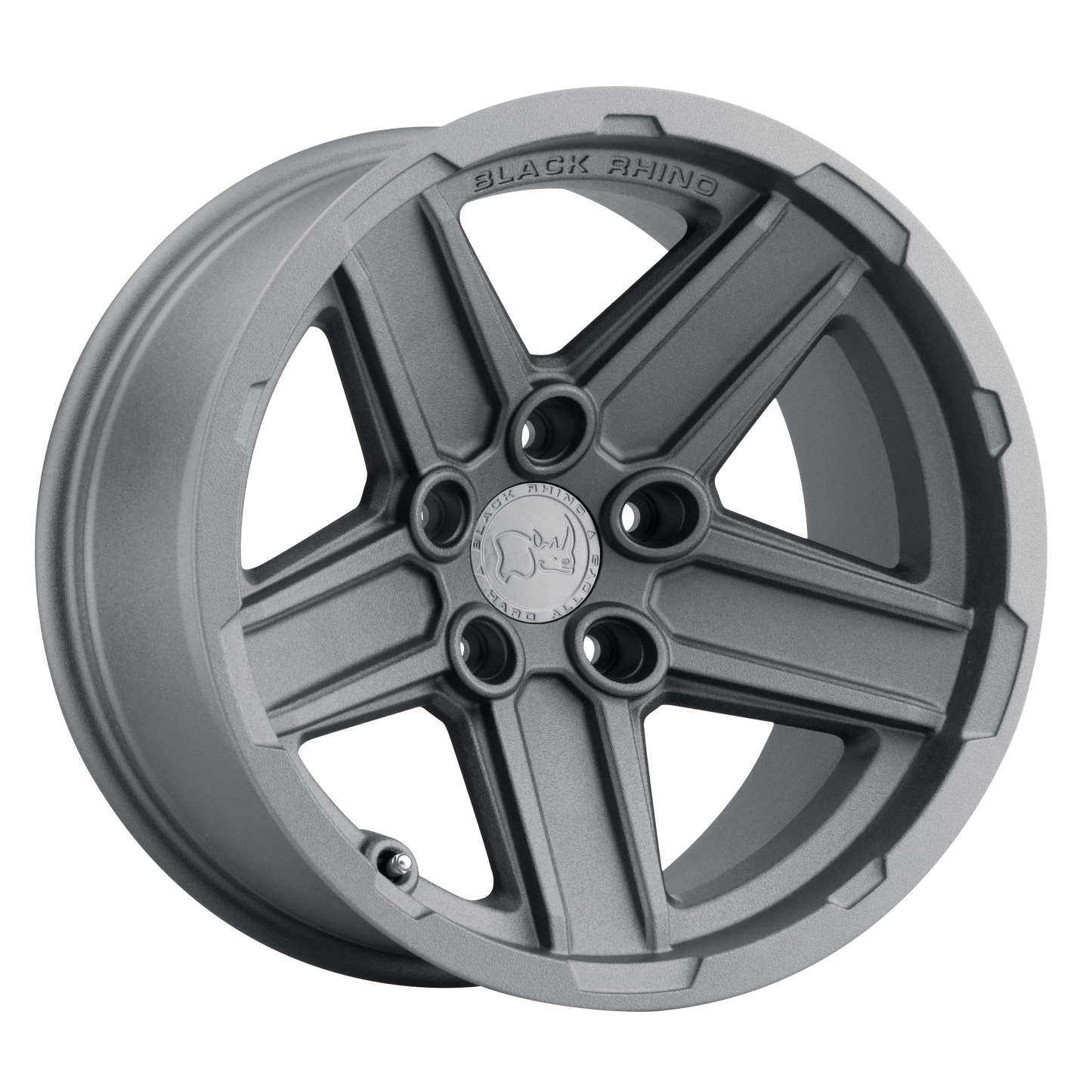 17x9.5 Black Rhino RECON TExTURED GUNMETAL Wheel 5x5 (-32mm)
