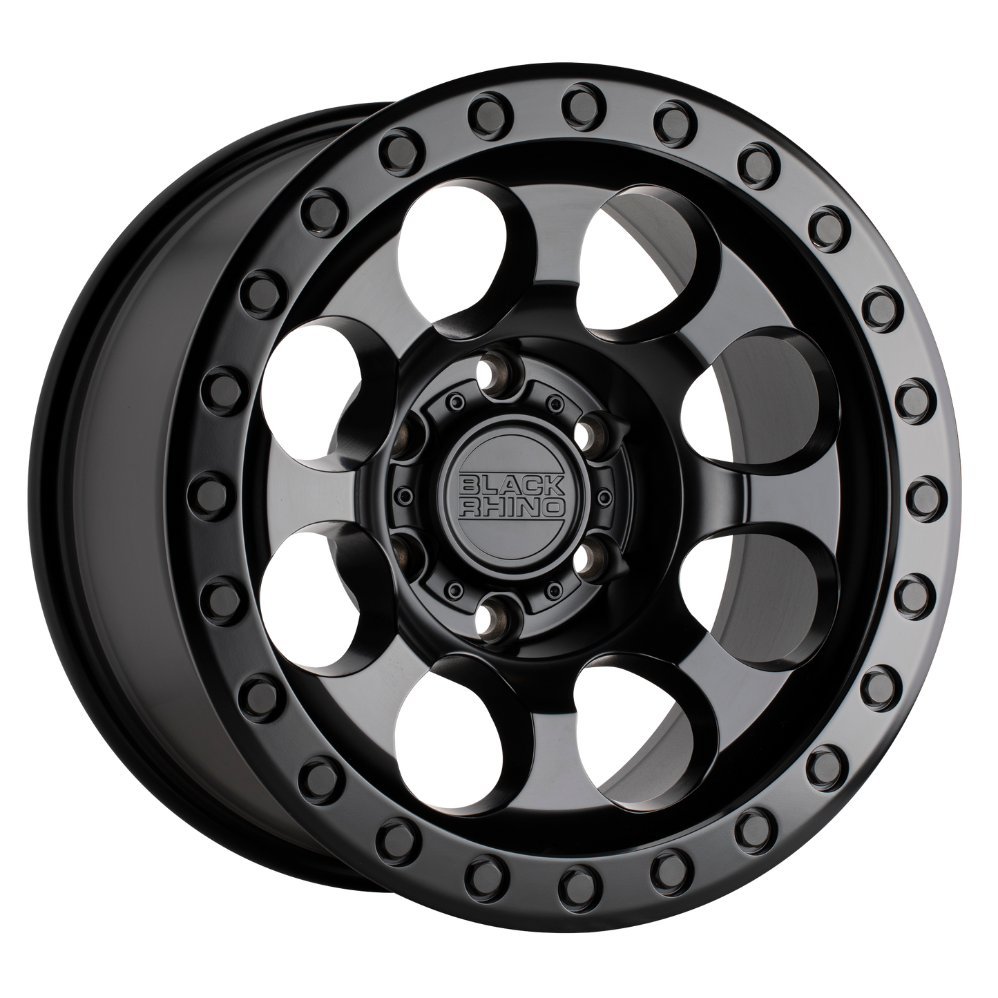 17x9 Black Rhino RIOT MATTE BLACK Wheel 5x5 (-18mm)