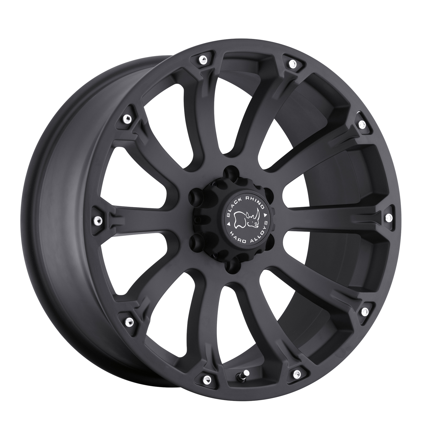 18x9 Black Rhino SIDEWINDER MATTE BLACK Wheel 6x5.5 (-12mm)