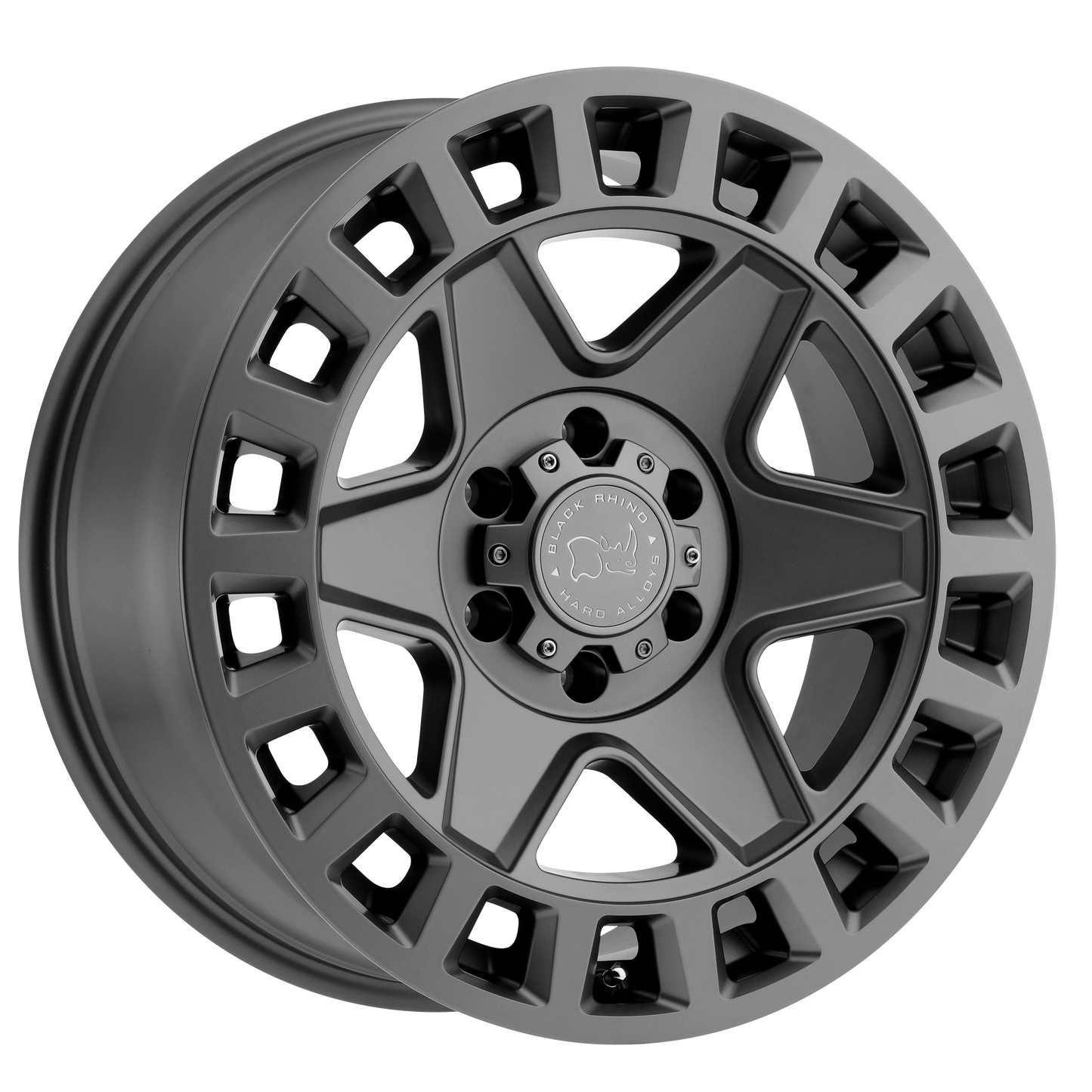 17x9 Black Rhino YORK MATTE GUNMETAL Wheel 6x120 (12mm)