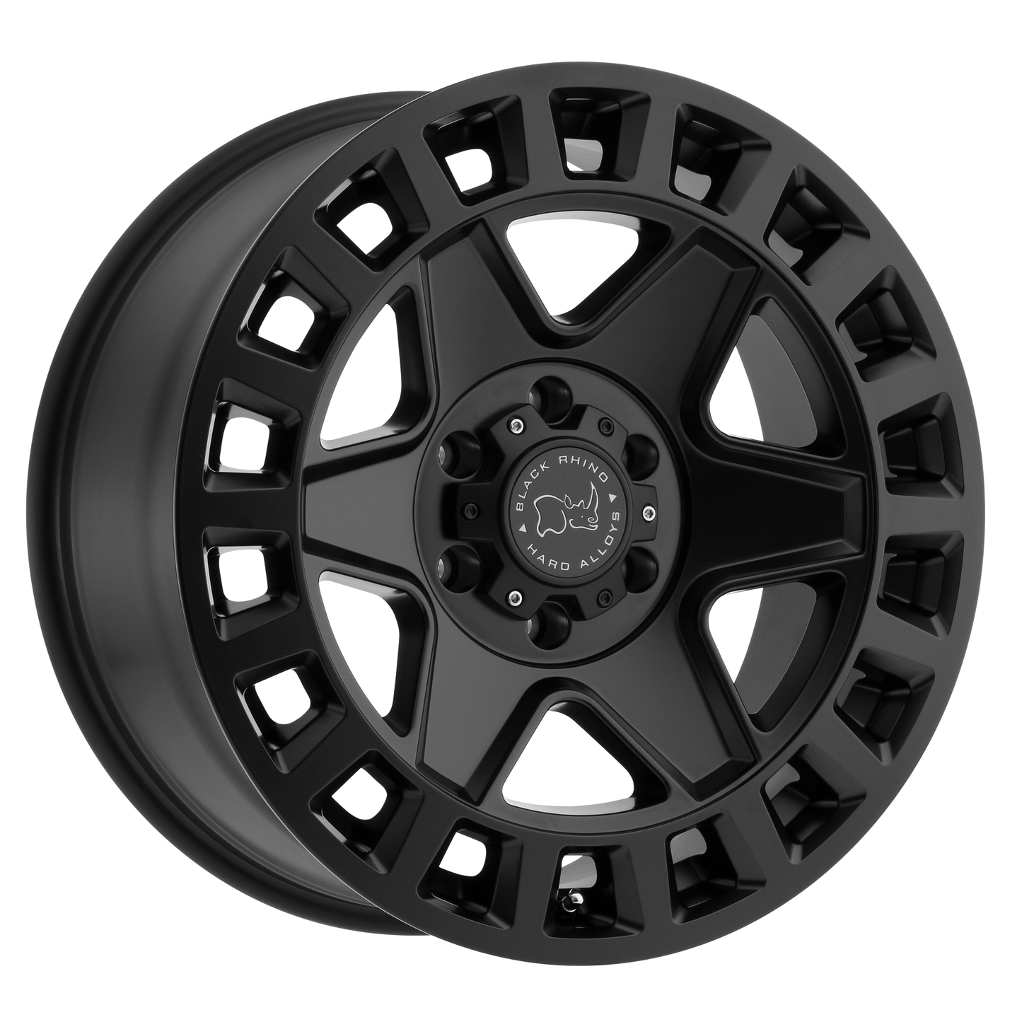 18x9 Black Rhino YORK MATTE BLACK Wheel 6x5.5 (12mm)