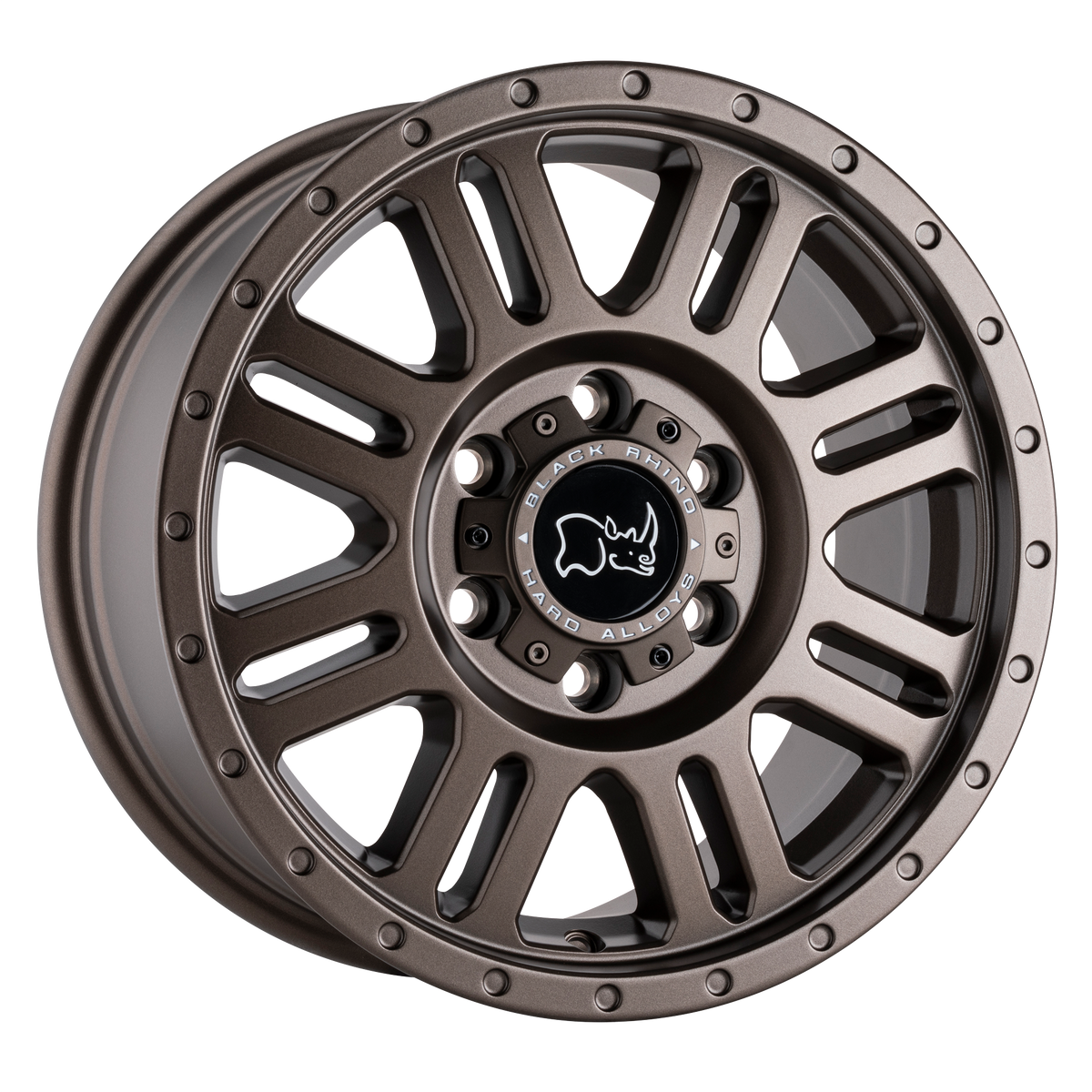 17x8 Black Rhino YELLOWSTONE MATTE BRONZE Wheel 5x160 (45mm)