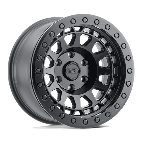 17x8.5 Black Rhino Primm Beadlock Black W/Black Bolts Wheel 6x5.5 (0mm)