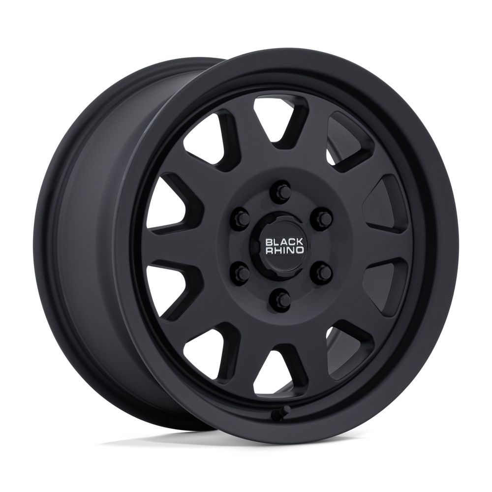 17x8 Black Rhino Stadium Matte Black Wheel 6x5.5 (35mm)