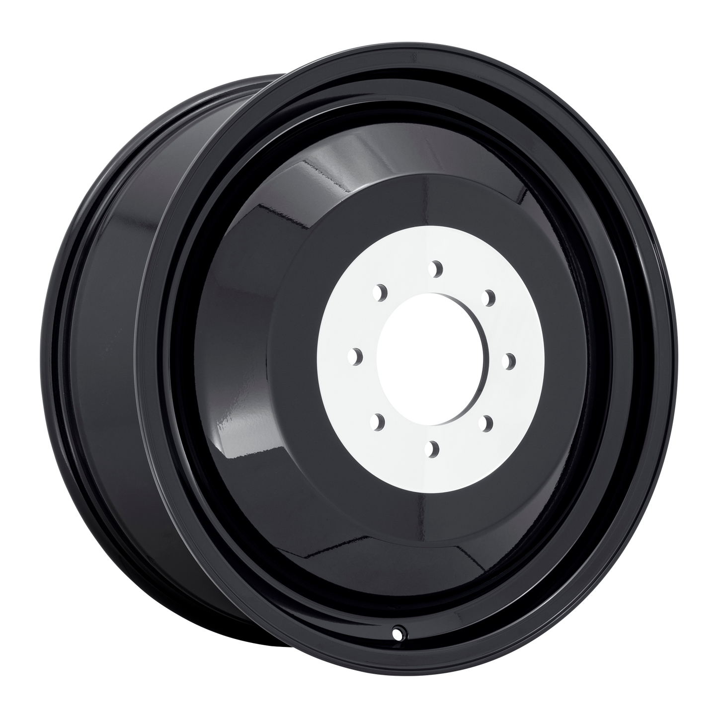 24x8.25 Fuel D501 DUALLY Inner Gloss Black Wheel 8x170 (118mm)
