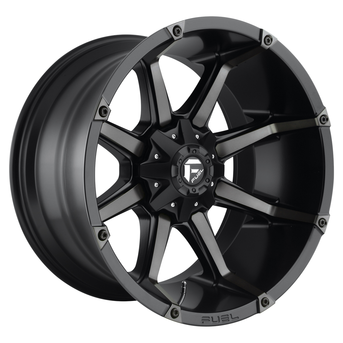 17x9 Fuel D556 Coupler Black & Machined Wheel 8x6.5 (1mm)