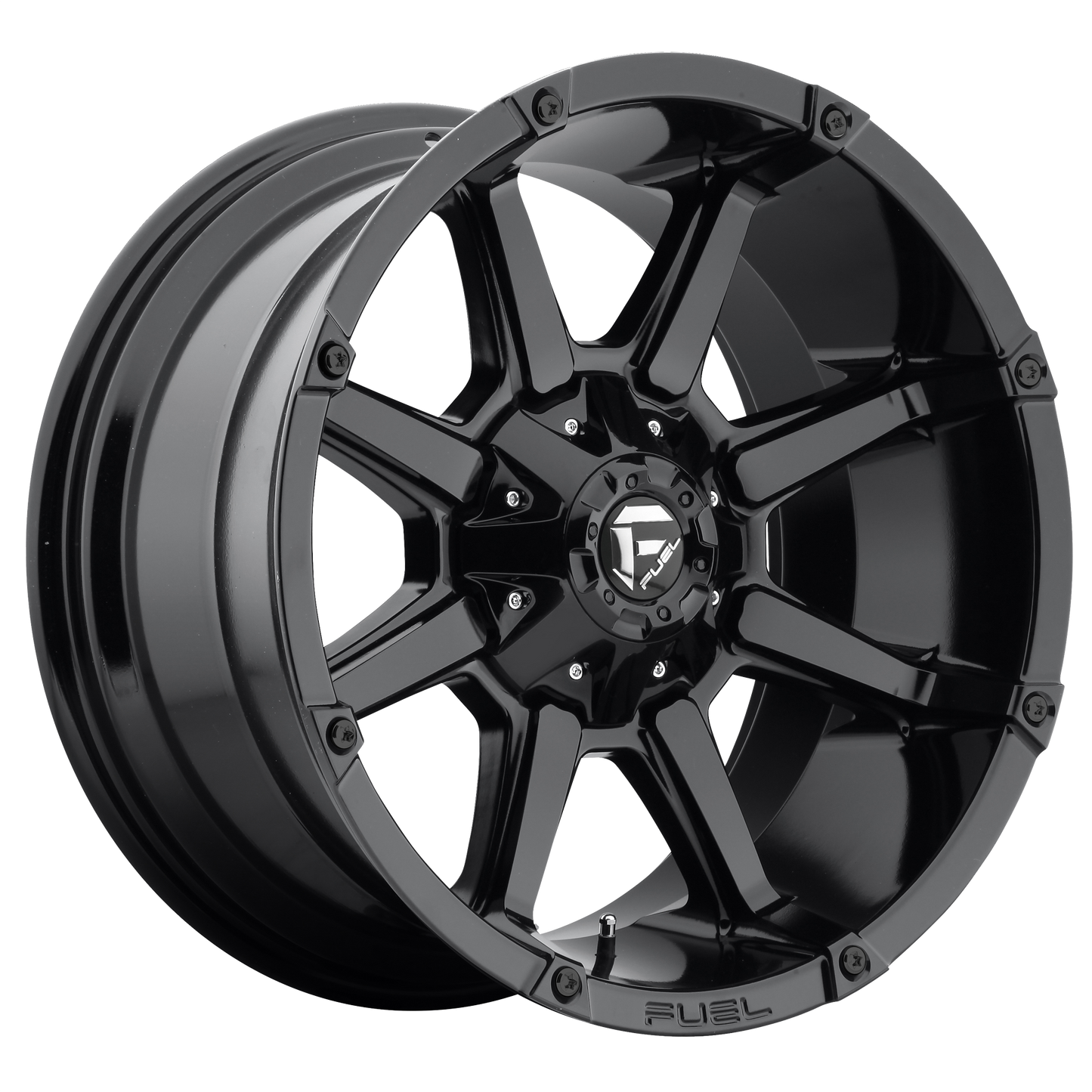 20x9 Fuel D575 Coupler Gloss Black Wheel 8x6.5 (20mm)