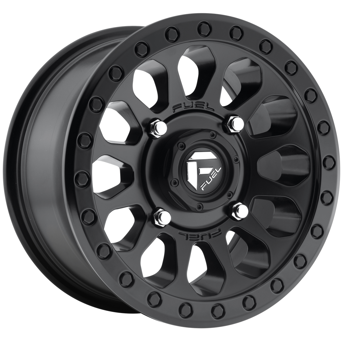 15x7 Fuel D579 Vector UTV Matte Black Wheel 4x115 (38mm)
