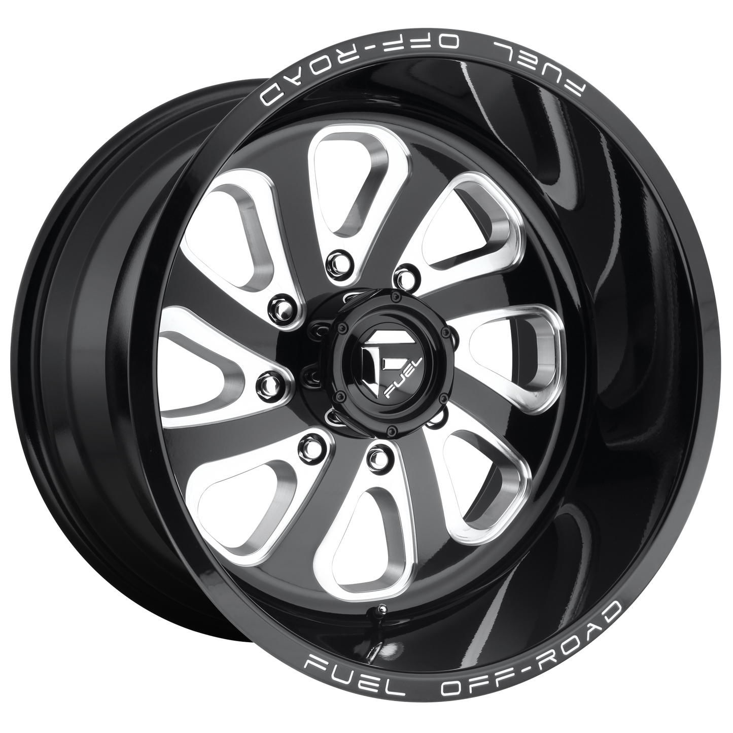 20x9 Fuel D587 Flow Gloss Black & Milled Wheel 6x5.5 (20mm)