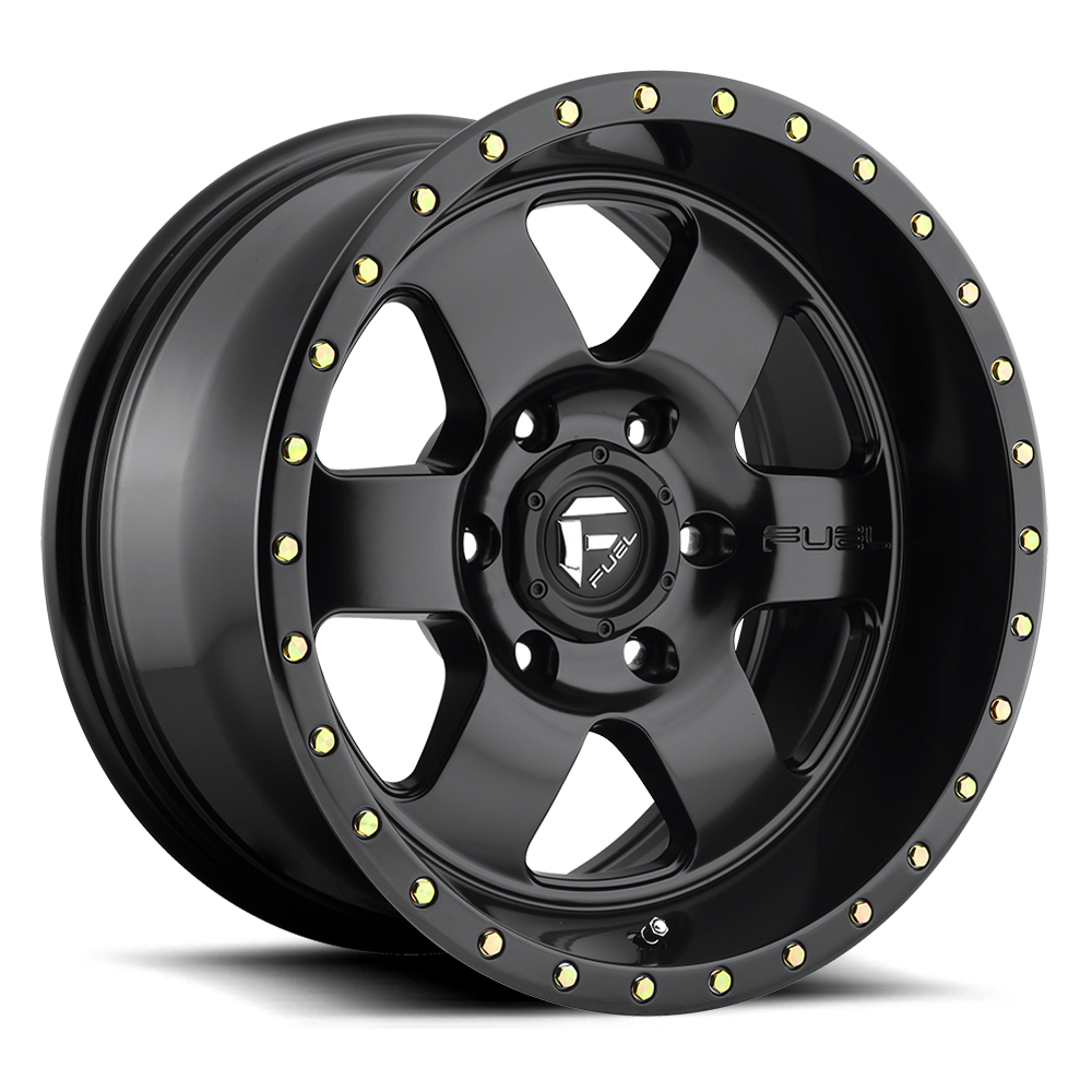 15x7 Fuel UTV D618 PODIUM MATTE BLACK Wheel 4x156 (13mm)