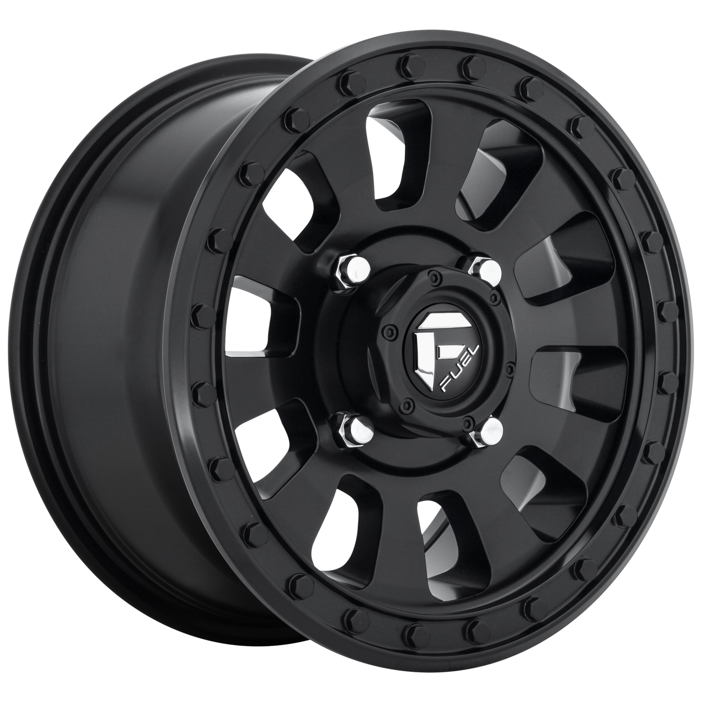 18x9 Fuel D630 TACTIC MATTE BLACK Wheel 6x5.5 (1mm)