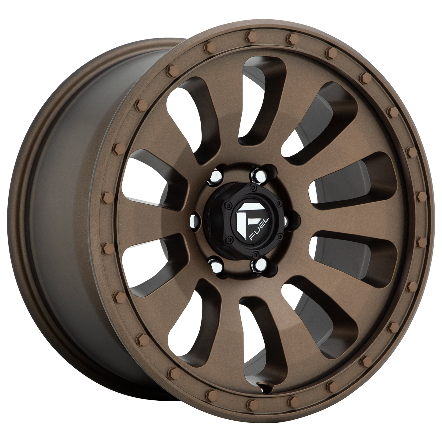 17x9 Fuel D678 TACTIC MATTE BRONZE Wheel 5x5 (-12mm)
