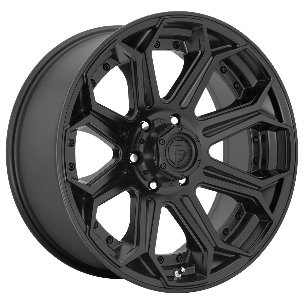 22x10 Fuel D706 SIEGE MATTE BLACK Wheel 6x135 (-18mm)