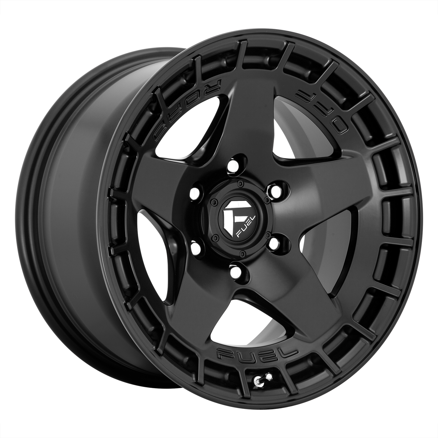 20x9 Fuel D733 WARP SATIN BLACK Wheel 5x5 (20mm)