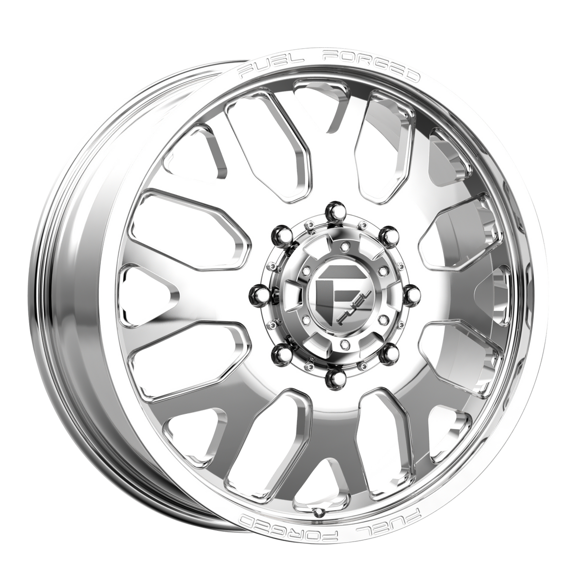 22x14 Fuel Forged FF19 Polished Wheel 8x6.5 (-76mm)