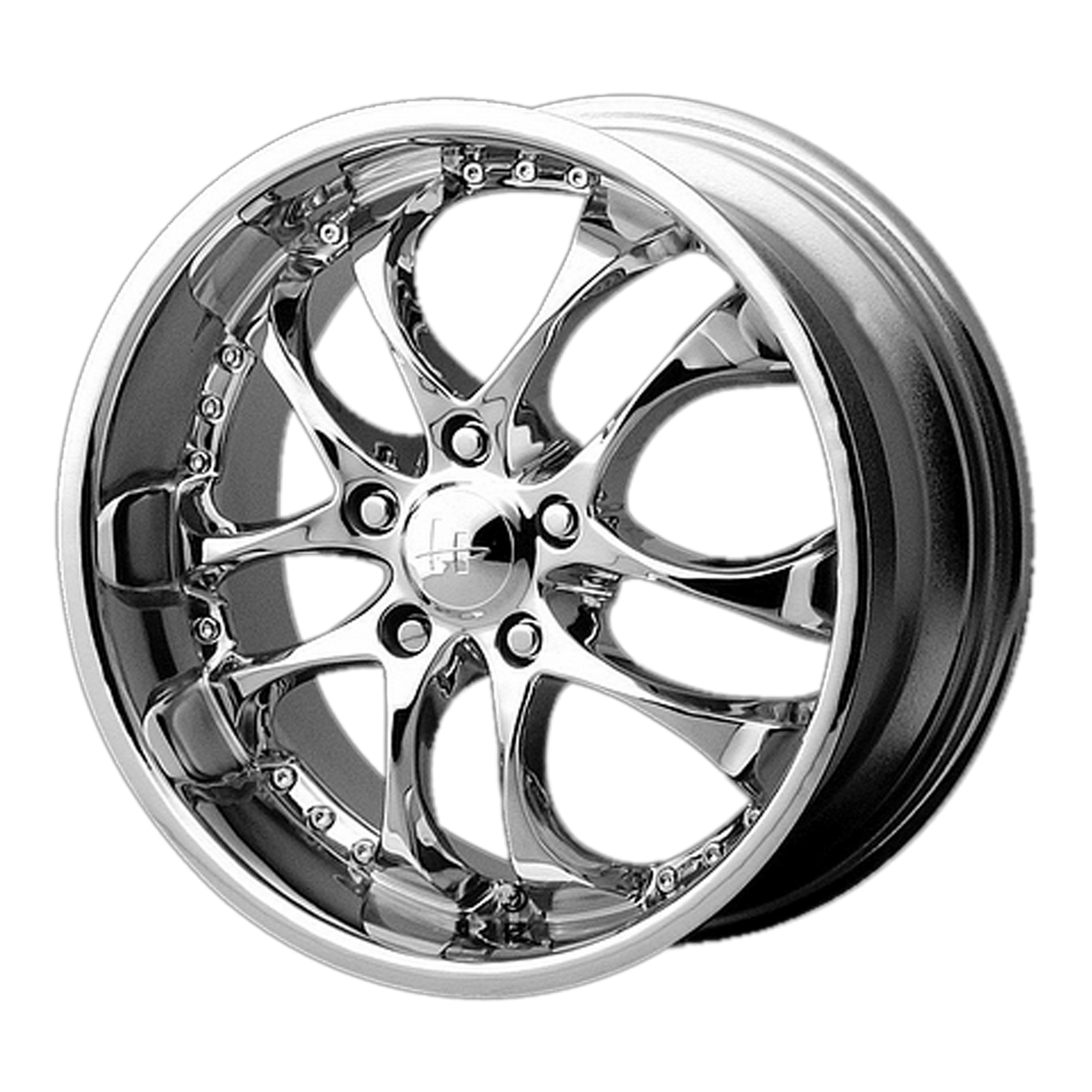 18x8.5 Helo HE825 Chrome Wheel 5x4.5 (15mm)