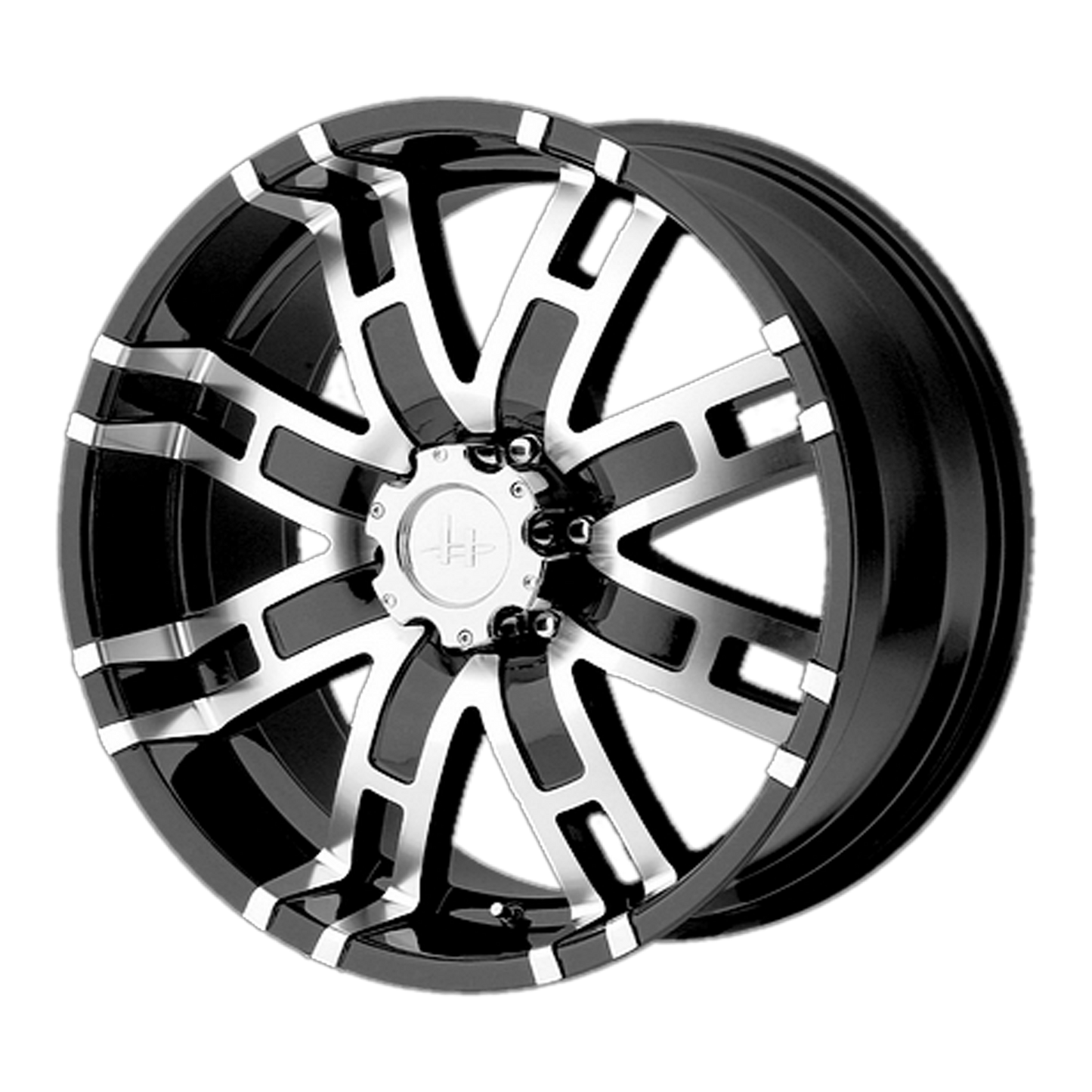 20x9 Helo HE835 Gloss Black Machined Wheel 5x5.5 (18mm)