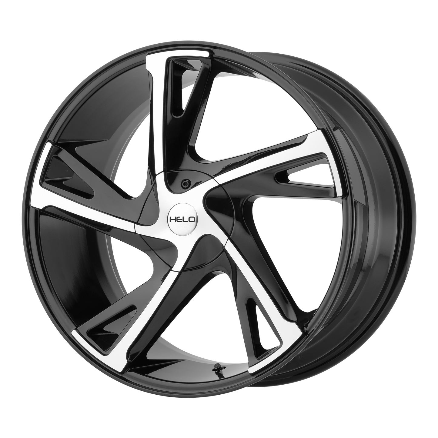 16x7 Helo HE902 Gloss Black Machined Wheel 5x4.5/5x120 (42mm)