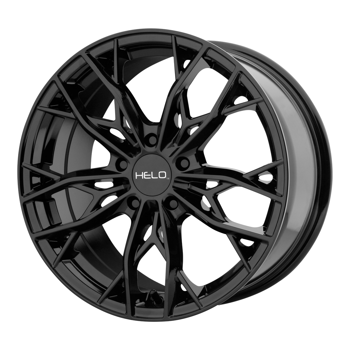 16x7 Helo HE907 Gloss Black Wheel 5x4.5 (38mm)