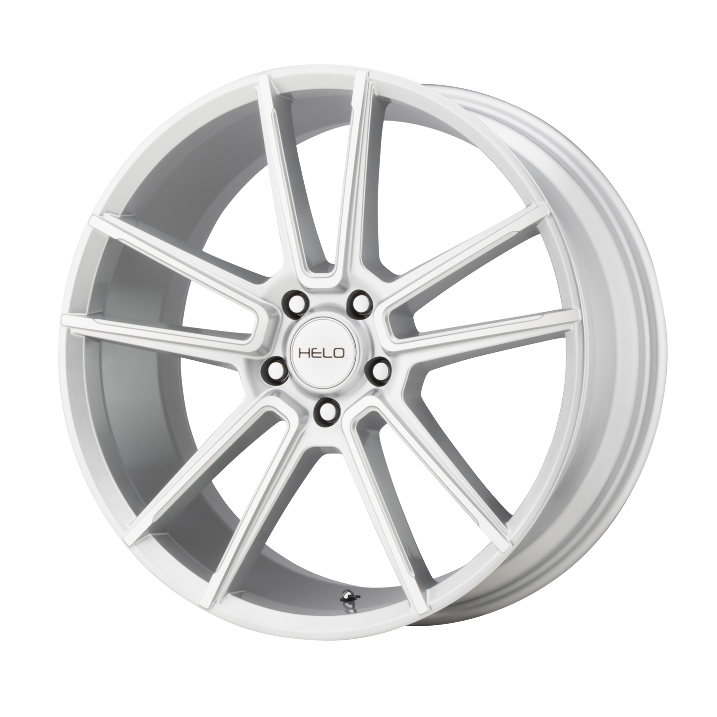 20x8.5 Helo HE911 Silver Machined Wheel 5x112 (40mm)