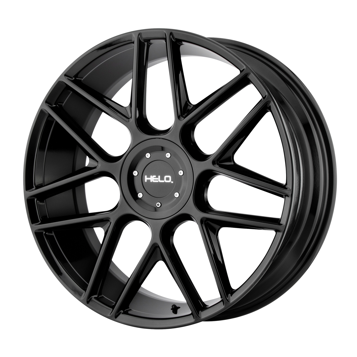 20x8.5 Helo HE912 Gloss Black Wheel BLANK (40mm)