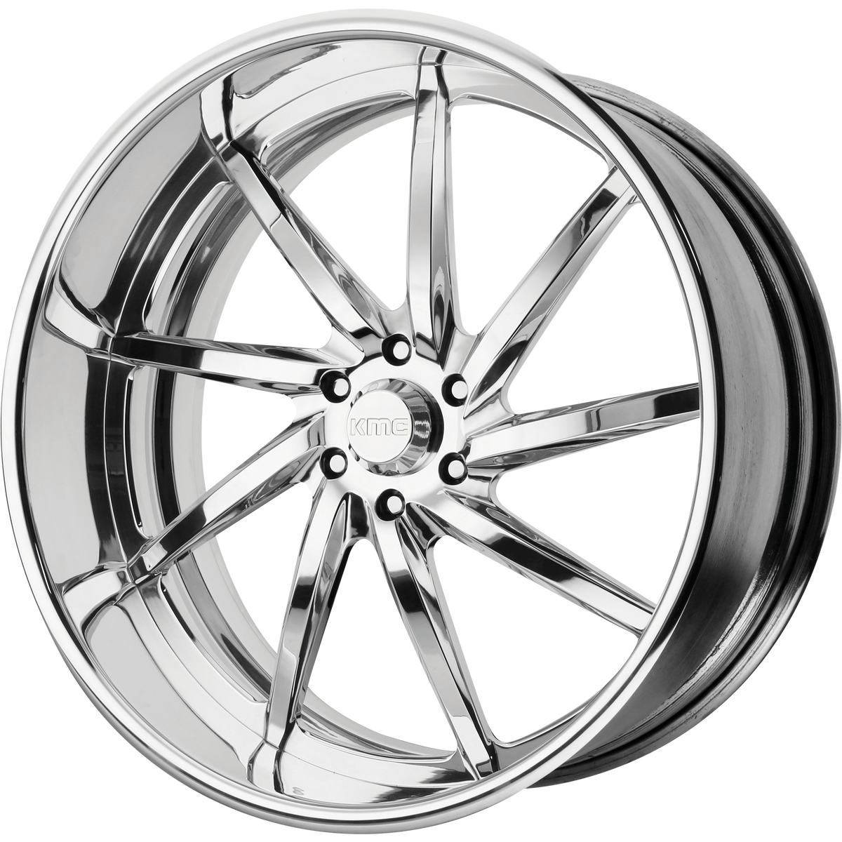 18x9 KMC KM402 Polished Wheel Blank (Blank)