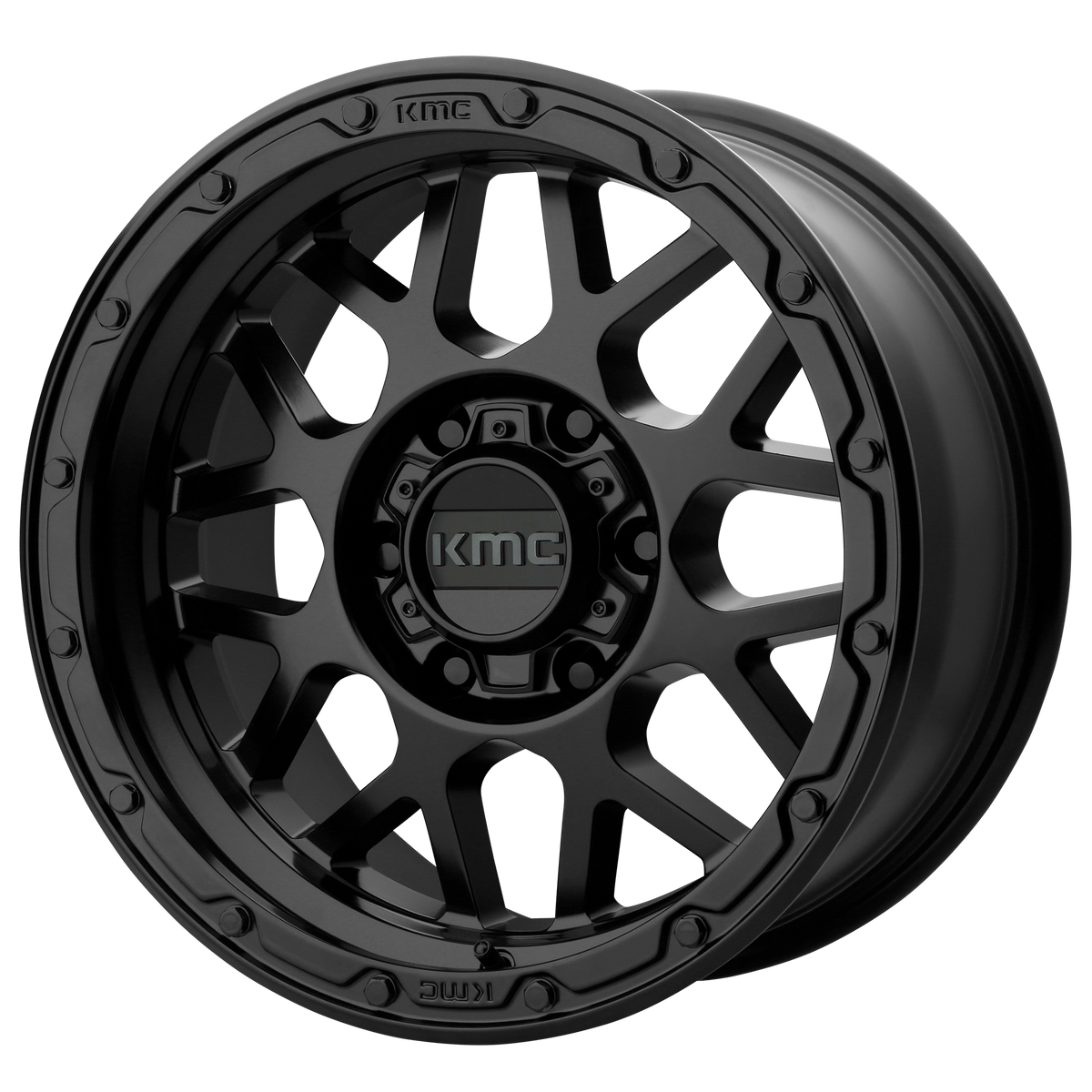18x8.5 KMC KM535 GRENADE OFF-ROAD Matte Black Wheel 6x120 (0mm)