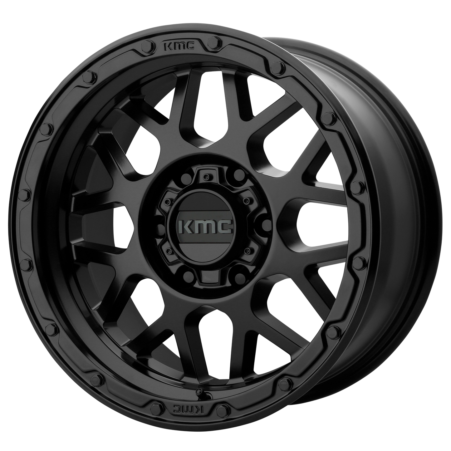 18x8.5 KMC KM535 GRENADE OFF-ROAD Matte Black Wheel 8x180 (0mm)