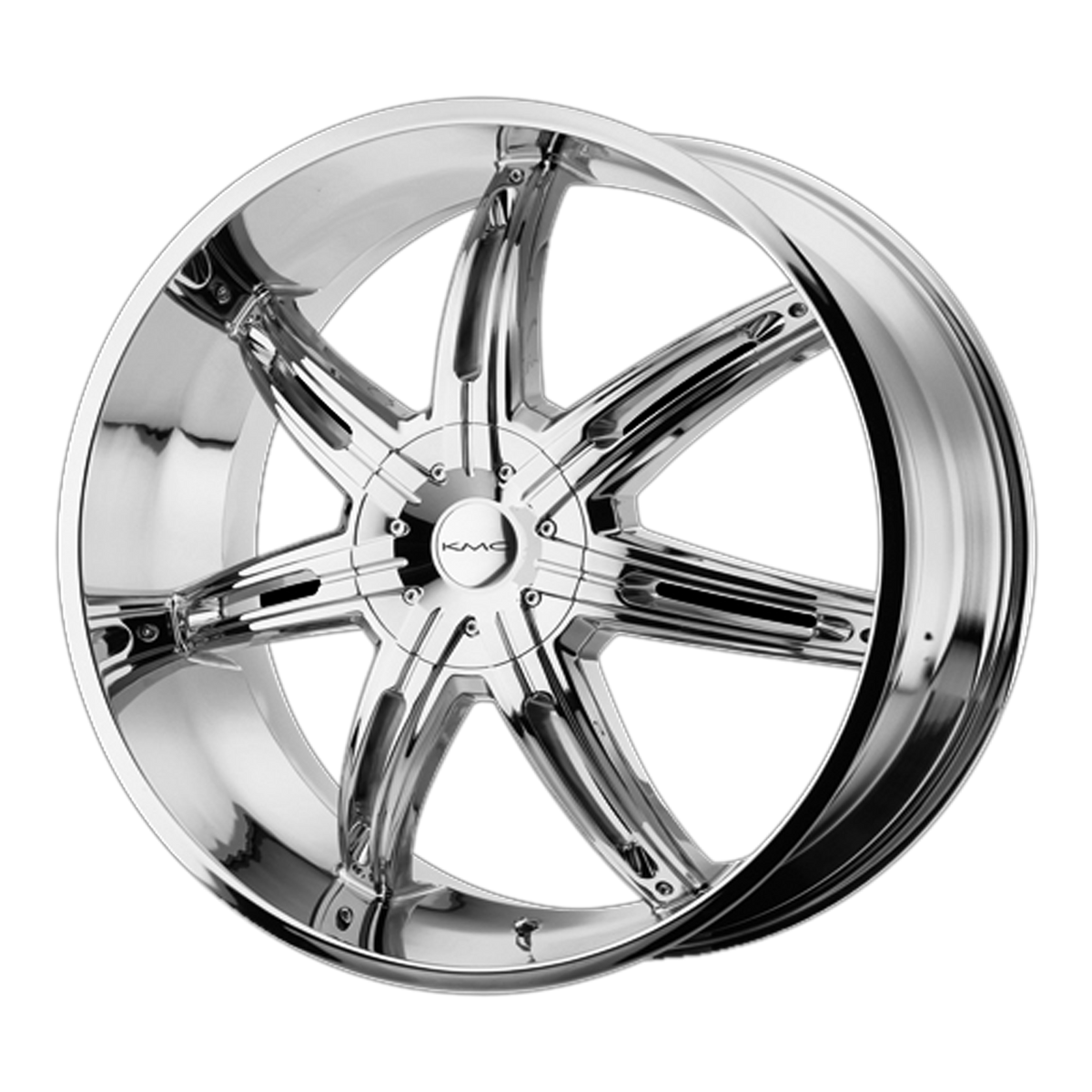 26x10 KMC KM665 SURGE Chrome Wheel BLANK (25mm)