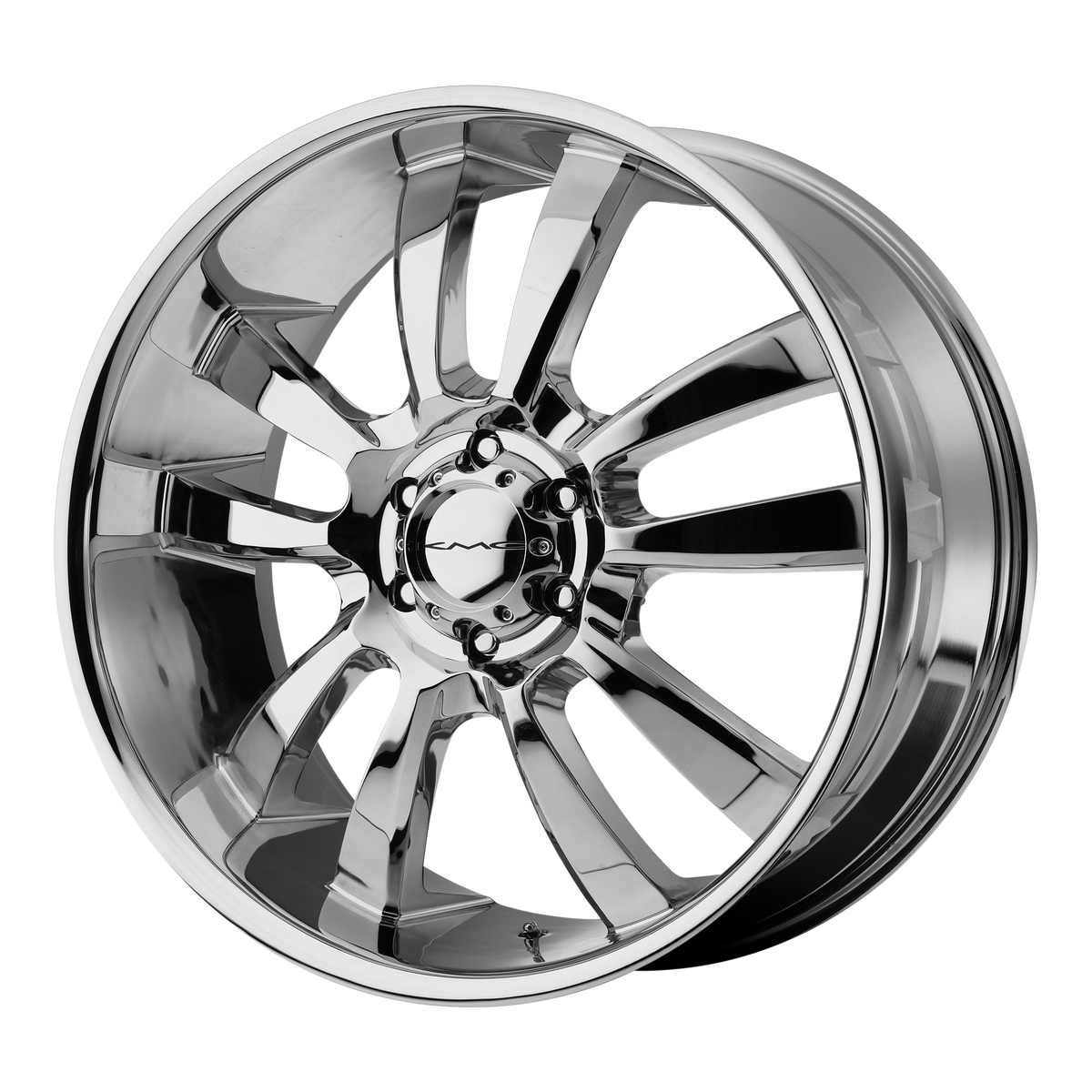 20x8.5 KMC KM673 SKITCH Chrome Wheel 6x5.5 (35mm)