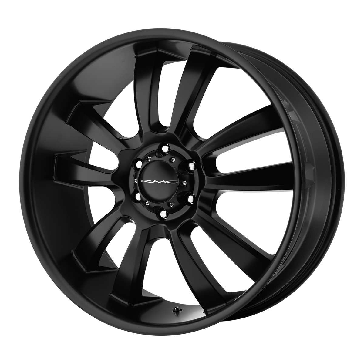 20x8.5 KMC KM673 SKITCH Satin Black Wheel 6x5.5 (15mm)