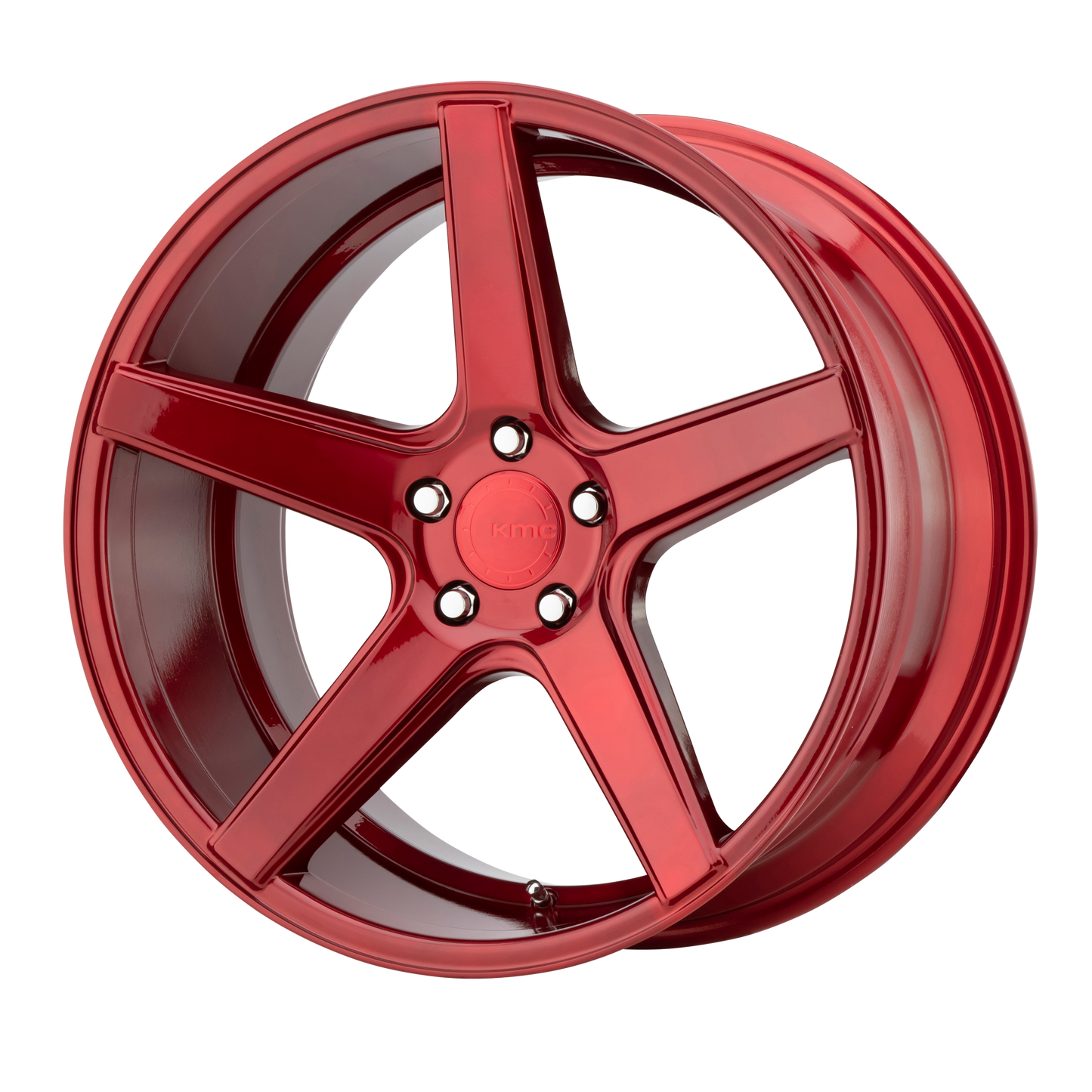 22x8.5 KMC KM685 Candy Red Wheel 5x4.5 (40mm)