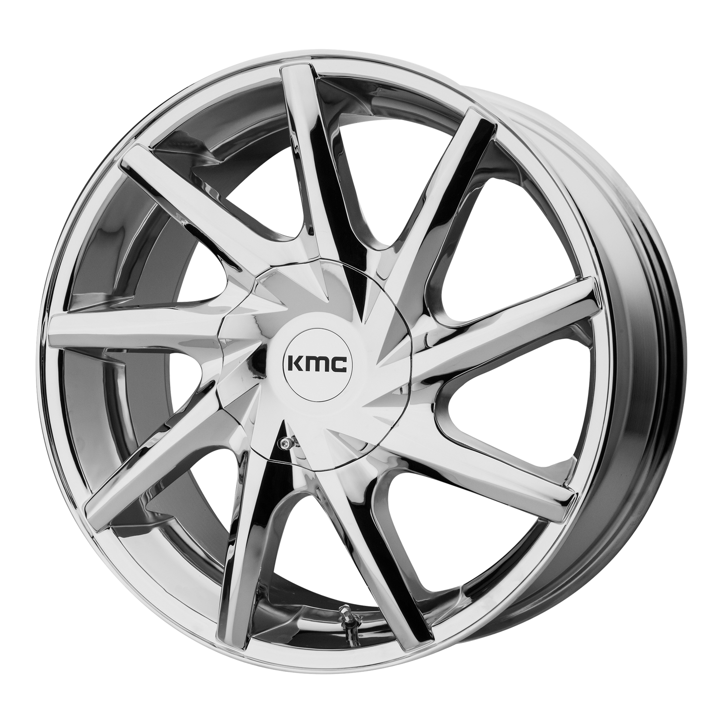22x9 KMC KM705 BURST Chrome Wheel BLANK (30mm)