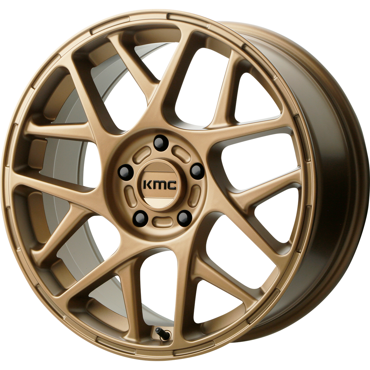 17x8 KMC KM708 BULLY Matte Bronze Wheel 5x108 (38mm)