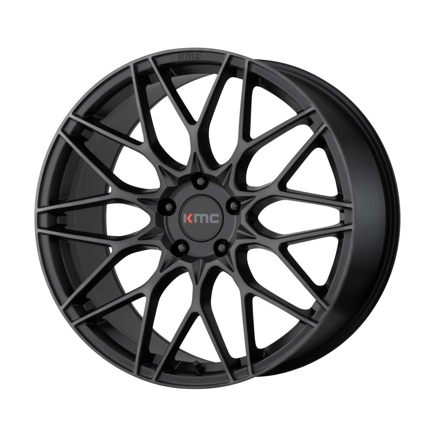 20x8.5 KMC KM713 ALKALINE Phantom Black Wheel 5x120 (25mm)