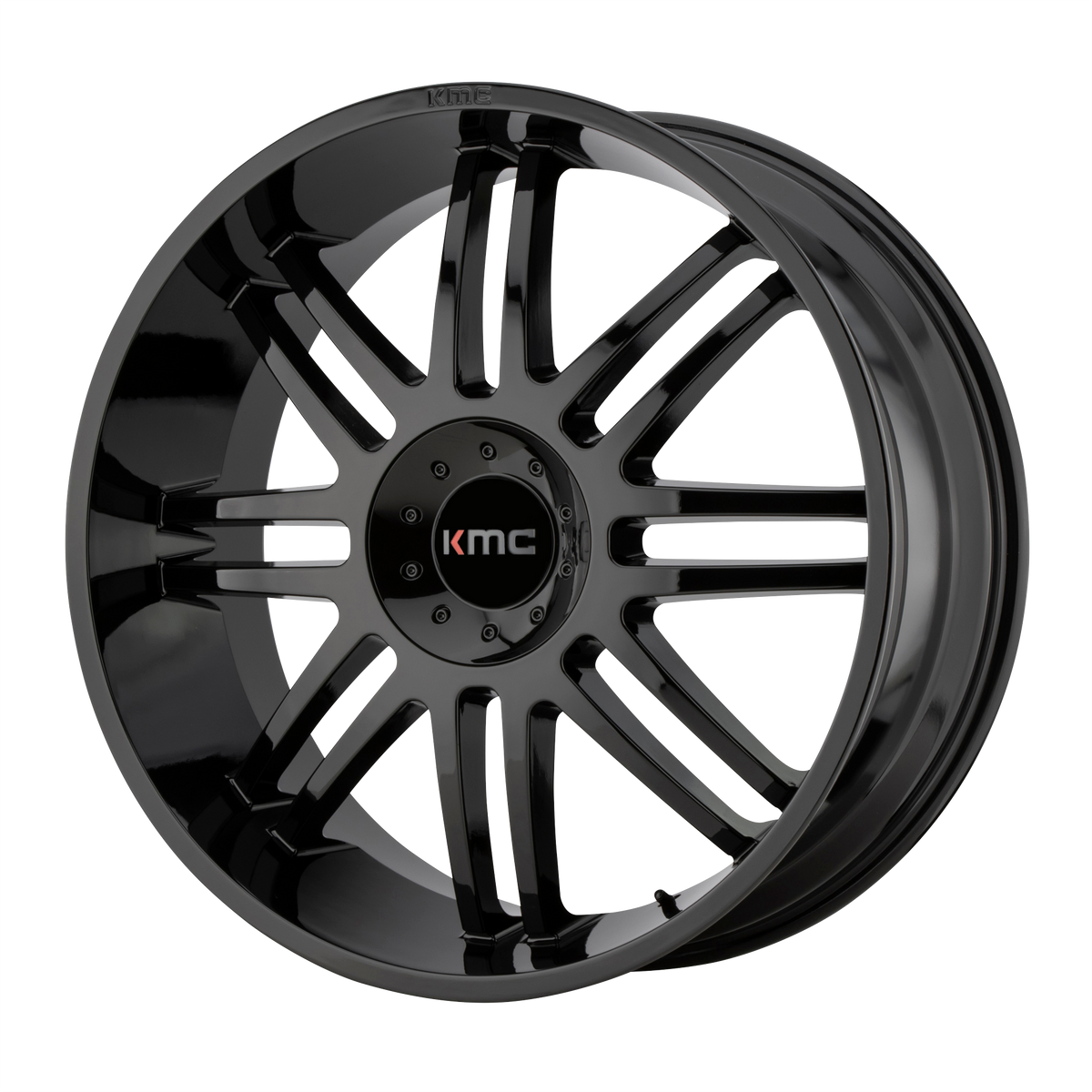20x9 KMC KM714 Gloss Black Wheel Blank (30mm)